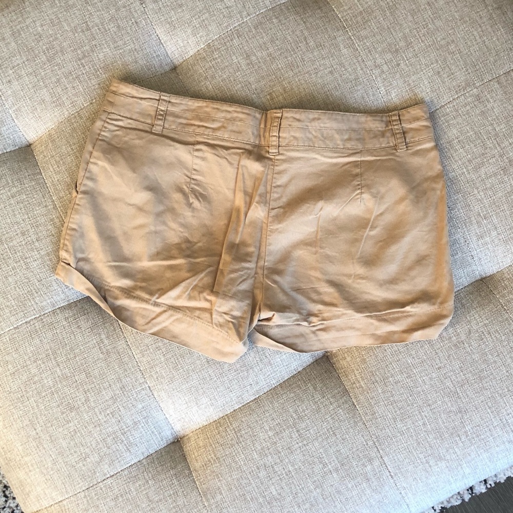 Tan Mini Shorts - Picture 3 of 4